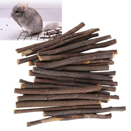 Kjæledyr Hamster Naturlige Eplepinner Tyggleker Jeksel Tenner Slipeleke for Kaniner Hamster