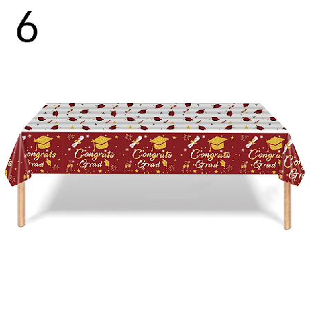 Mordely Bordsduk Dot Cover för födelsedagsfest examen