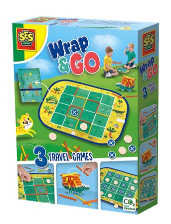 SES Creative | Game - Wrap & Go Connect Four Travel Bag | ONE SIZE