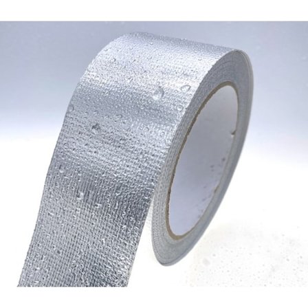 Lasikuitukangaskankaalla vahvistettu alumiiniteippi. Alumiini tiivistykseen Vent