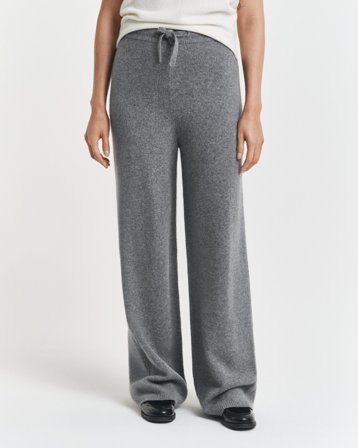 GANT Damen Strickhose aus Wolle (M) Grau