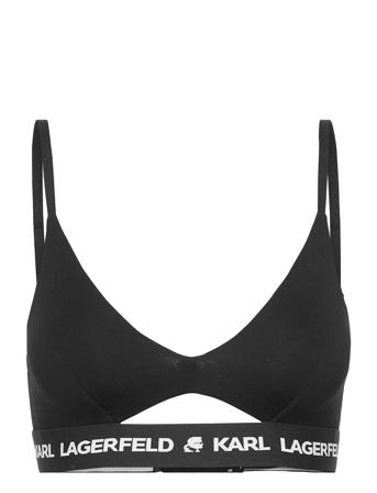 Peephole Logo Bra Black Karl Lagerfeld