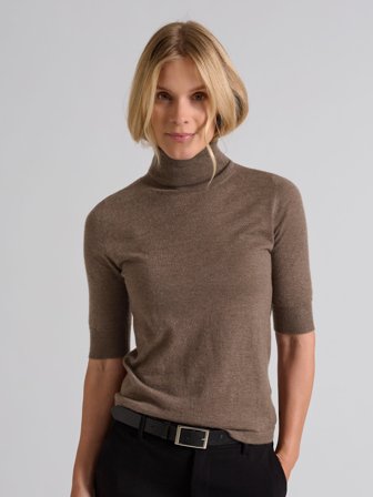 Kashmina - Kashmirgenser "Agnes" - Dark toast - Size S