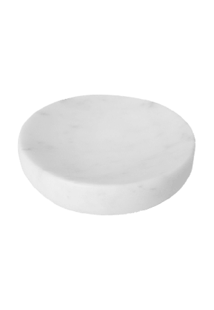 Åhléns Home Tvålfat MARBLE Badrumstillbehör Vit ONESIZE