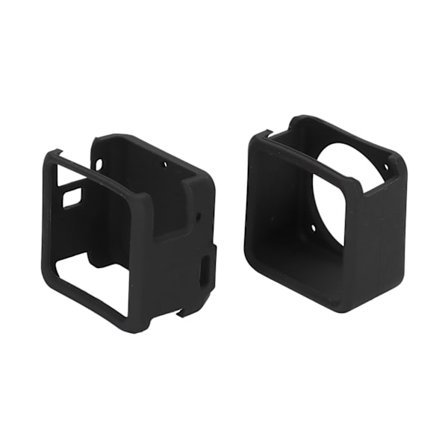 Kombineret Kamerahus Blød Silikone Stødsikker Ridsesikker Opdelt Kamerabeskyttelsesetui til DJI Action 2