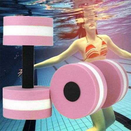 Set med 2 vattenhantlar Aerobics Simbassäng Hantlar för Träning, Barbells Flytande Utrustning för Viktminskning.