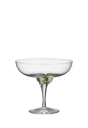 Kosta Boda Sugar Dandy Coupe Champagneglas 32cl Vinglas Grön 32 cl