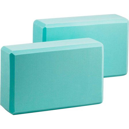 Yogablokker 2 Fitnessblokker - Komfortable Fitness Yogablokker, Sklisikre, Lette, Perfekte for Reise Pilates Praksis