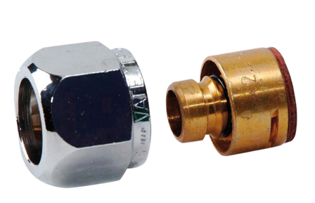 Gustavsberg FG049506620 Halvkobling 16 mm x 1/2", Installasjon