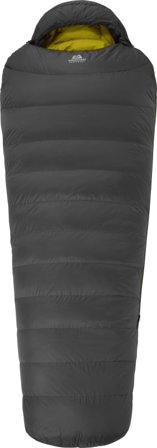 Mountain Equipment Helium GT 400 - Long down sleeping bags Grey Left Zip