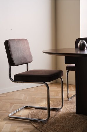 Jotex - 2-pakke Stol Brun - HJO - Kjøp Spisestoler & kjøkkenstoler hos Jotex