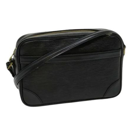 Louis Vuitton Vintage Pre-ownedLeatherlouis-vuitton-bags Sort, Dame Vintage Tasker, Størrelse: ONE Size