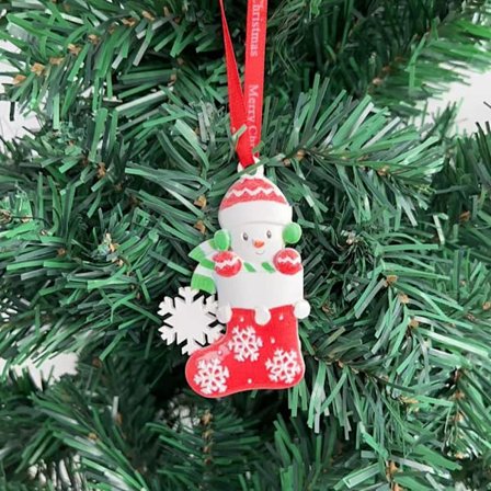 Baby First Christmas Christmas Ornaments RØD