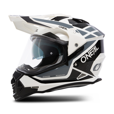 Adventurehelm O'Neal Sierra R Weiß/Schwarz/Grau L