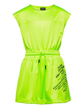 Darpel Dress Dresses & Skirts Dresses Casual Dresses Short-sleeved Casual Dresses Keltainen Diesel