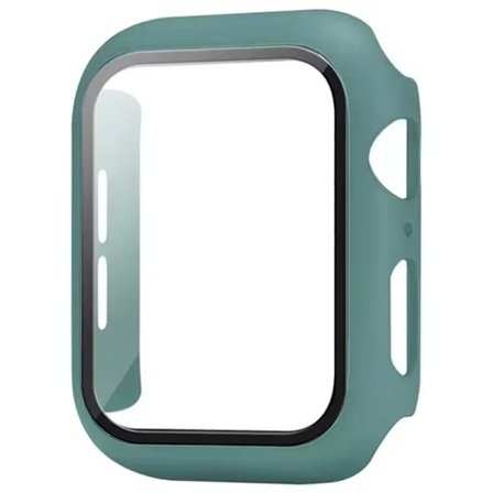 Härdat glas + skal för Apple Watch 10 46mm 42mm Ultra 2 49mm skärmskydd iWatch 9 8 7 6 5 SE 45mm 41mm 44/40mm skal