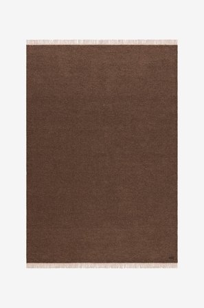 KM Home - Uldtæppe Eden - Brun - Uldtæpper - 75X150 - Fra Homeroom