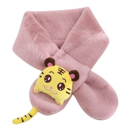 Tecknad Tiger barnhalsduk Köldsäker krage RÖD - high quality