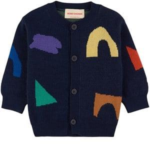 Kids - Bobo Choses Playful Knit Cardigan Navy 12-18 Months - Jumpers and knitwear - 12-18 months - Navy