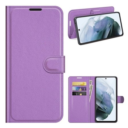 Classic Samsung Galaxy S21 FE Flip etui - Lilla