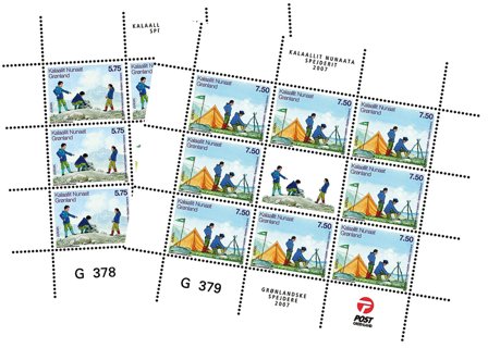 Grønland - EUROPA 2007 - Postfrisk sæt småark