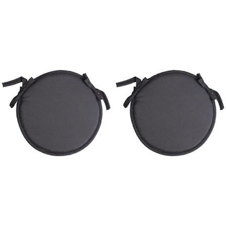 Runde Stolehynder, 2 stk. Cirkulære Vandtætte Stolpuder til Indendørs Udendørs Have Spisning