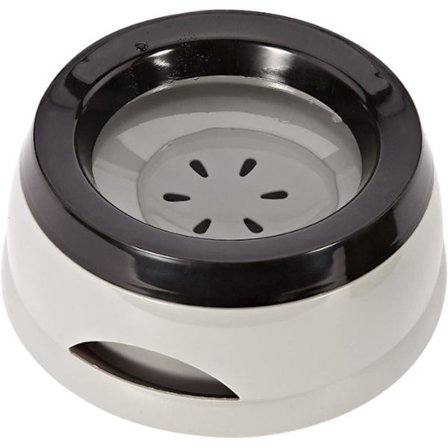 Flytande skål för husdjur, spillfri, myrsäker