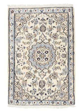 Hand Knotted Nain Rug 70X100 Oriental Wool Small