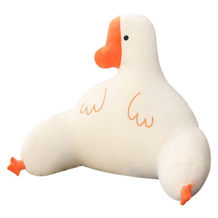 Varm og søt tegneserie stor hvit gås plysj pute kontor sofa stol
