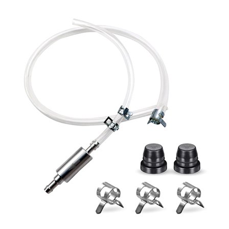 Jarrun ilmausletku metalliklipsillä, yksisuuntainen takaiskuventtiili, putki Bl