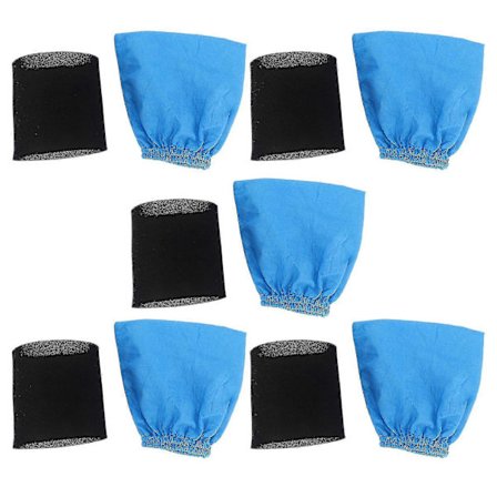 5x Tekstilfilterposer Våd- og tørfilter Til Mv1 Wd3 Støvsugerposer Støvsuger
