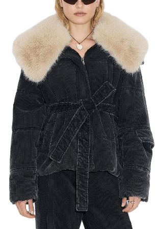 Holzweiler Steilia Corduroy Jacket Jackor Dam Svart M