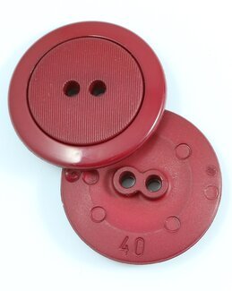 Knapp rød - 20 mm - New Old Company