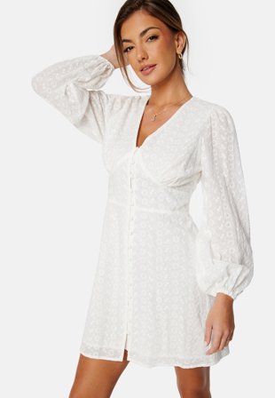 Bubbleroom Occasion Broderie Anglaise Short Dress Klær