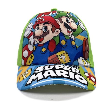 Kids Girls Super Mario Bros Baseball Cap Cartoon Trucker Hat Justerbar Snapback Caps Gåvor