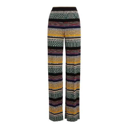 Missoni Knit Bukser Multicolour Brun, Dame Bukser