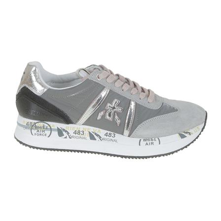 Premiata, Women& Shoes Sneakers Conny Grijs, Dames, Maat:39 EU