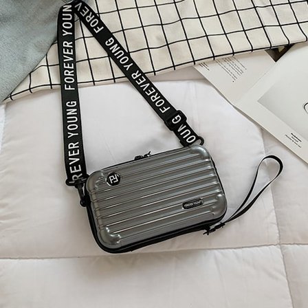 Square Box Bag Axelväska GRÅ