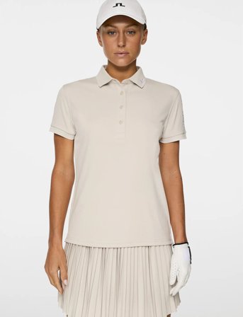 J. Lindeberg Tour Tech Polo - Cream - M