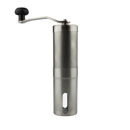 Manuell kaffekvern i rustfritt stål Rengjør stål