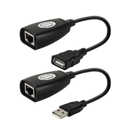 USB Extender Over Ethernet 50M USB til RJ45 Cat5e/Cat6 Langdistanceforlængerkabel 45 meter