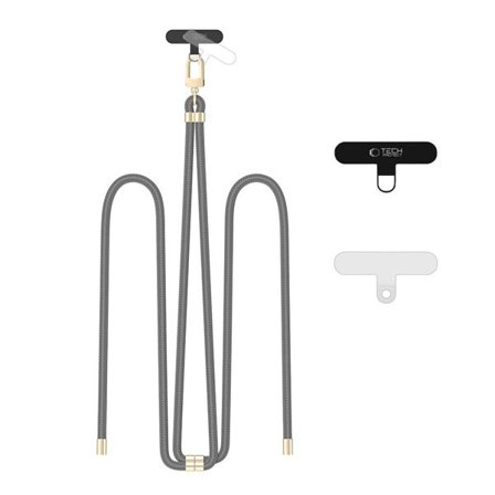 Tech-Protect C7S Rope Crossbody Strap Koppel - Grå