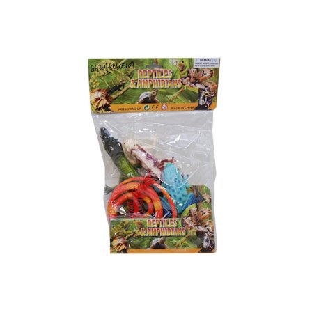 Blandede Reptiler i Pose 6 stk - Alrio