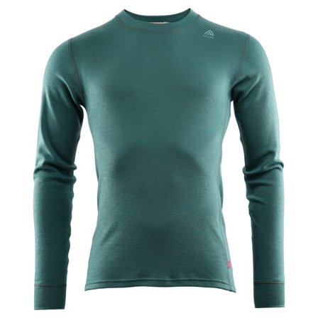 Aclima WarmWool Crew Neck Man Men base layer tops Green XL