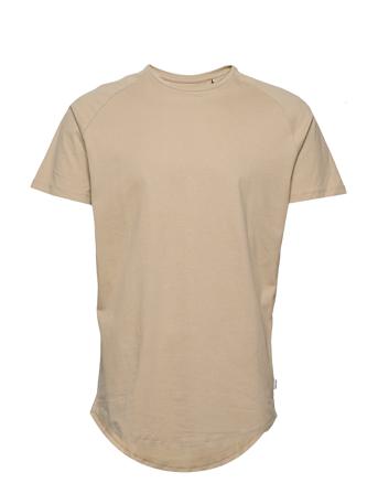 Jjecurved Tee Ss O-Neck T-shirt Beige Jack & J S