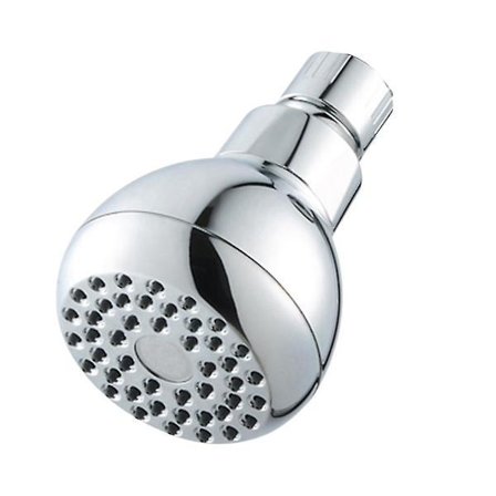 Nyt 3 tommer lavtryksforstærker brusehoved Lille brusehoved Hotel Badeværelse Pool Brusehal Dyse Vandbesparende brusehoved Belægning Kobberhoved)