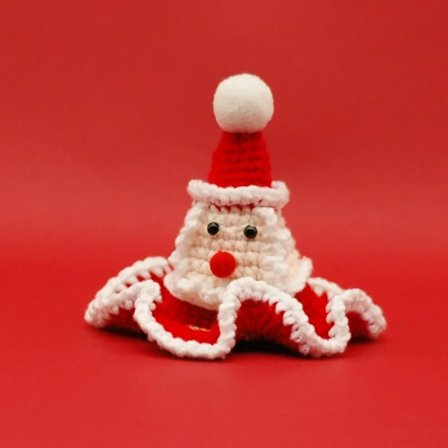 Hund kjæledyr strikk jul kapper varm nissen lue kjæledyr kattunge mops pynt