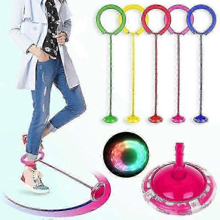 LED Blinkende Hoppeball Ring Ankel Hoppetau Trening Moro Leke Gave til Barn [HK]