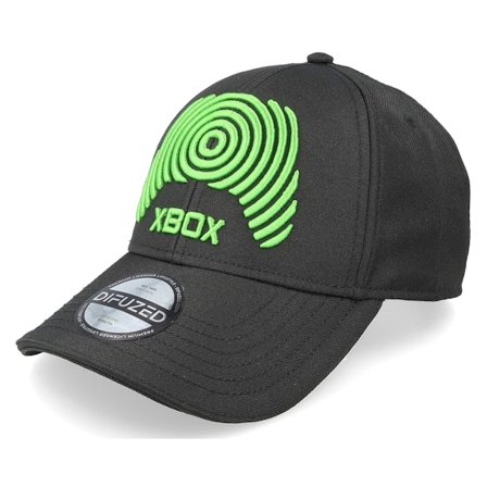 Difuzed - Černá adjustable Kšiltovka - Xbox Men's Logo Black Adjustable @ Hatstore