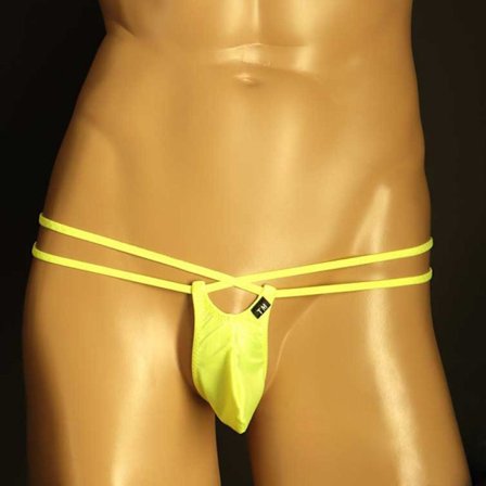Seksikäs Bondage pikkuhousut Stringit YELLOW M
